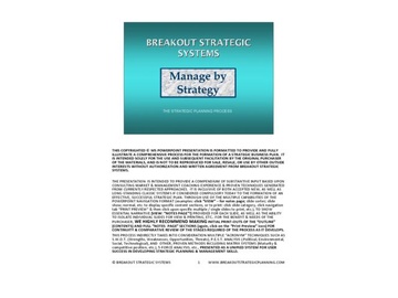 Breakout Strategic Planning Process
