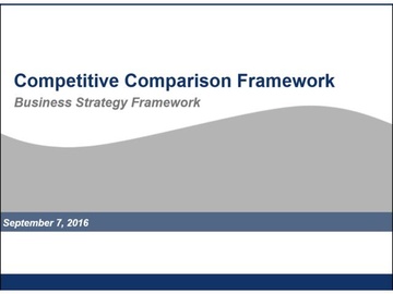 Competitive Comparison Analysis