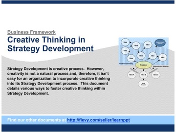 Creative Thinking in Strategy Development