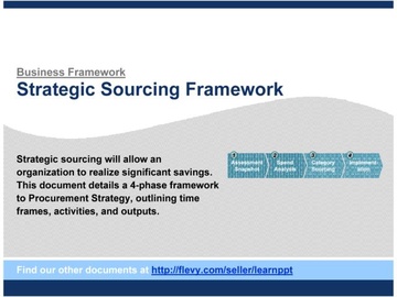Strategic Sourcing