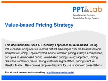 Value-based Pricing Strategy