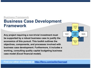 Business Case Development Framework